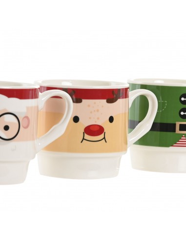 Set 2 tazas apilables porcelana 365ml...