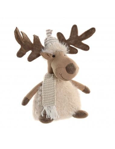 Figura decorativa muñeco reno navideño