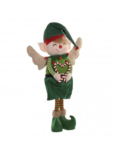 Figura decorativa muñeco elfo navideño