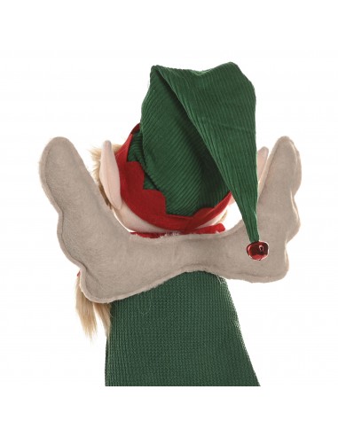 Figura decorativa muñeco elfo navideño