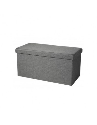 Puf almacenaje doble gris oscuro Klein