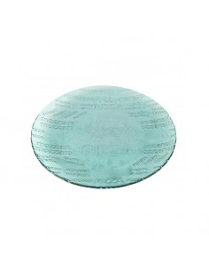 Plato de pizza vidrio...