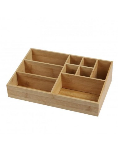 Organizador bambú 9 compartimentos