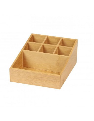 Organizador bambú 7 compartimentos