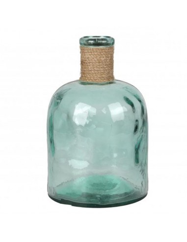 Jarrón con cuerda de yute 25cm Roilo