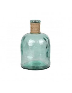 Jarrón con cuerda de yute...