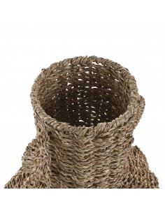 Jarrón fibra y metal 36cm... 2