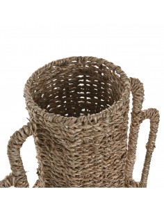 Jarrón fibra y metal 46cm... 2