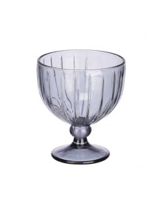 Copa helado cristal azul...