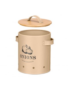 Cebollero con tapa bambú Luar 2