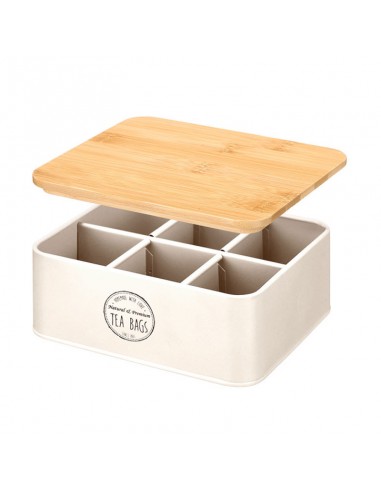 Caja infusiones 6 compartimentos...