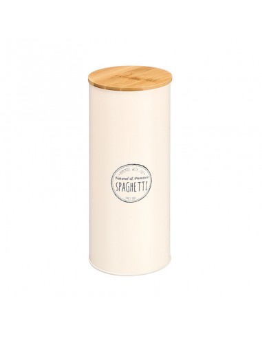 Bote espaguetis crema con tapa bambú...