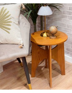 Mesa auxiliar redonda Garbera