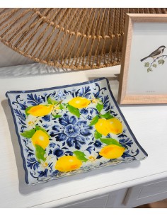 Bandeja decorativa limones...