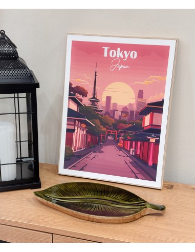 Póster enmarcado ciudades 30x40cm