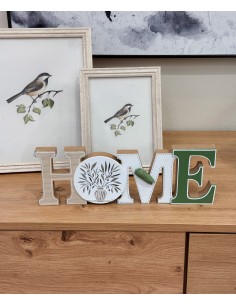 Decoración letrero madera...