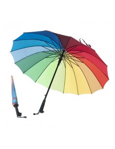 Paraguas multicolor 16varillas