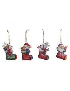 Colgante metal Navidad 33cm