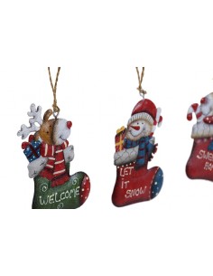 Colgante metal Navidad 33cm 2