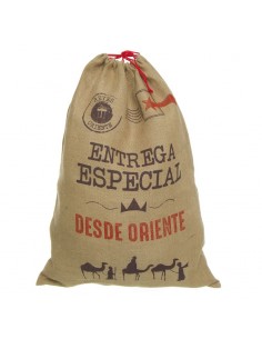 Saco regalos yute entrega... 2