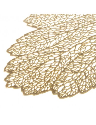 Individual hoja dorada
