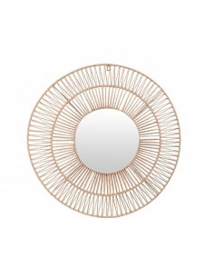 Espejo redondo rafia 50cm... 2