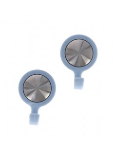 Set 2 perchas adhesivas Blue