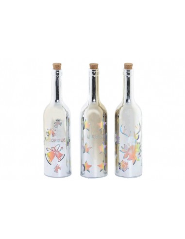 Botella led cromado