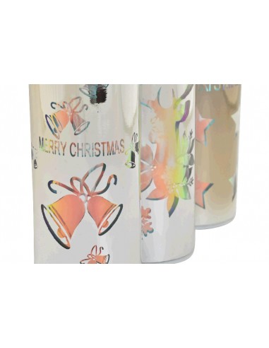 Botella led cromado