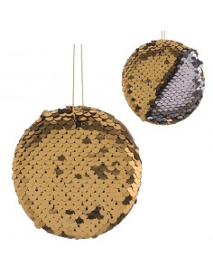 Adorno colgante círculo oro