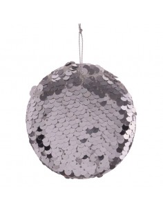 Adorno colgante círculo plata