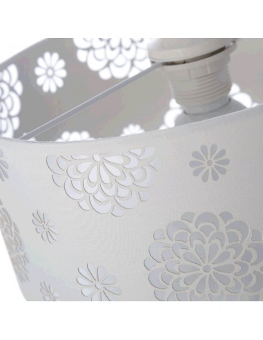 Lámpara techo blanca doble pantalla...